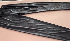 Magna Lederlook Leggings Braun