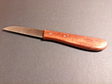 Schälmesser Küchenmesser Zöppken Rostfrei Edelholzgriff, Wolfertz Solingen Kult