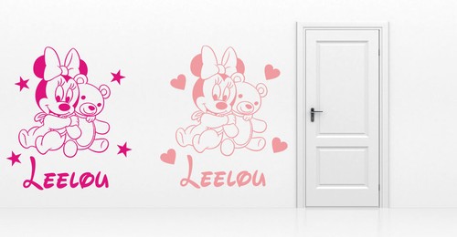 Wandtattoo baby minnie - minnie, und