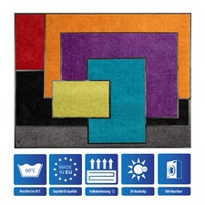 Sauberlaufmatte Use&Wash Türmatte in vielen Farben Schmutzfangmatte Fußabtreter