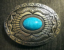Gürtelschnalle Southwest Buckle Indian türkis Native Indianer Western 265