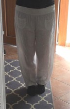 Schöne weiße Leinen Hose 100% Linen Made in Italy’s, L/ XL - siehe Maße
