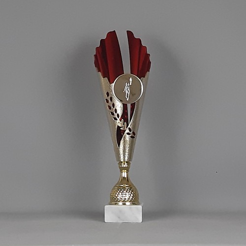 Pokal gold rot mit - /, /