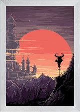 Schaufelritter gerahmtes