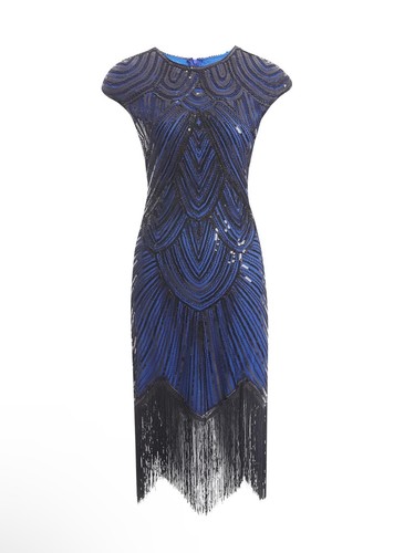 Damen kleid paletten 20er - damen, stil