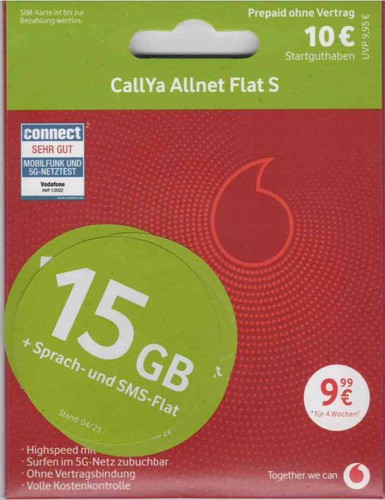 Stück vodafone simkarte - stück,