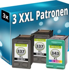 3x TINTE PATRONEN für HP