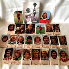 raussuchen Autogramme Schalke-Bayern-Eintracht Frankfurt-SV Werder Bremen 70er
