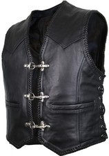 Herren Lederweste Lederkutte