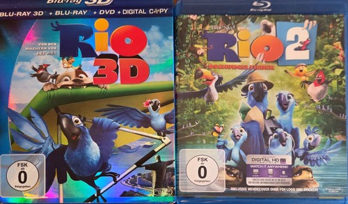 Rio blu ray - 3d, dvd