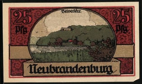 Notgeld neubrandenburg 1921 - neubrandenburg,,