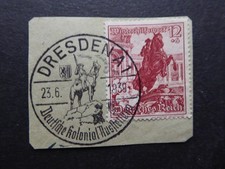 Deutsches Reich  -  Dresden "Deutsche Kolonial Ausstellung"  Sonderstempel