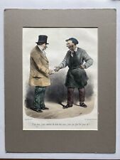 Jules Platier - Lithographie mit Aquarell - 1830-1840