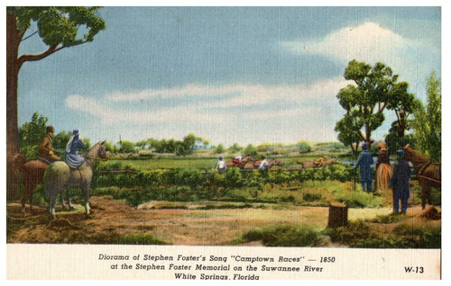 Diorama stephen fosters song - stephen,