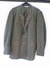 grüne Kunstleder Trachten Jacke Gr. M - Neuwertig