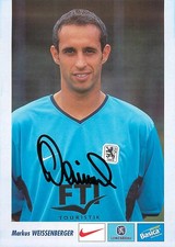 Markus Weissenberger TSV 1860 München Autogrammkarte 2001/2002 Saison
