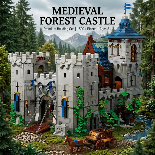 Klemmbausteine medieval forest - klemmbausteine,