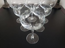 6 vintage Champagner Gläser
