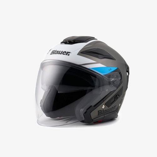 Blauer jet helm jj01 titan - blauer,