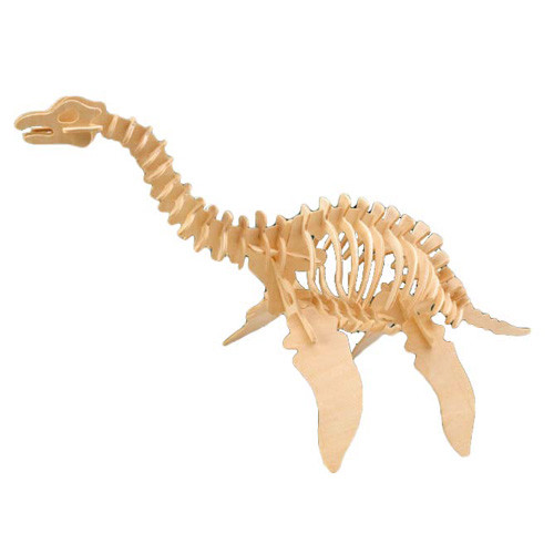 Plesiosaurus holzbausatz - plesiosaurus, 3d