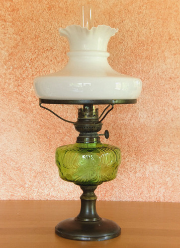 Antike alte petroleumlampe - antike,