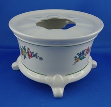 Villeroy & Boch Alt Strassburg Stövchen weiß mit Blumen