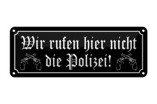 Ontrada Blechschild gewölbt