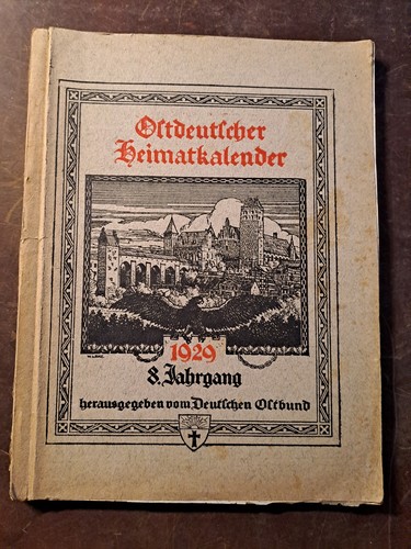 Ostpreußischer heimatkalender - ostpreußischer,