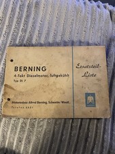 Original alte Ersatzteilliste