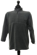 Jack Wolfskin Kinder Fleecepullover Pullover 164 grau dunkelgrau Rundhals Fleece