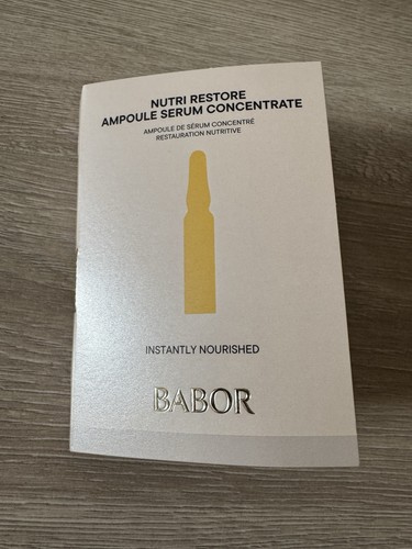 Babor nutri restore ampulle - nutri,