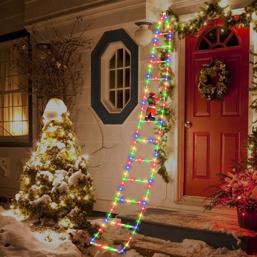225 led weihnachtsmann leiter - led,