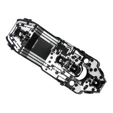 1x Heckleuchte Lampenträger für Mini Cooper Cabrio F57 2014-2019 Schwarz + Chrom