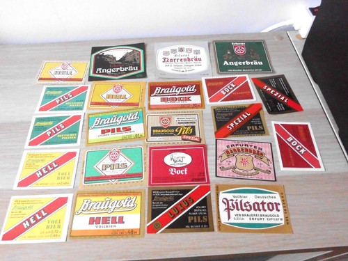 Bieretiketten ddr aus - 22,