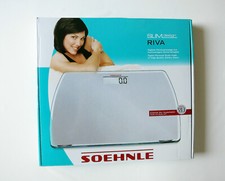 Soehnle Slim Design Riva 63761 ultraflache Glas-Personenwaage bis 150 kg neu