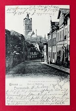 AK DARMSTADT in Hessen 1901 Partie mit Stadtkirche    ( 147693