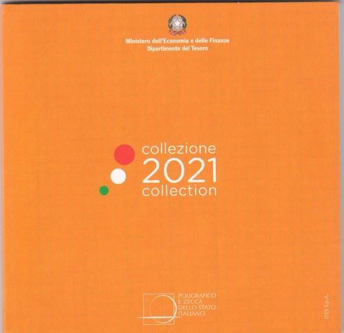 Italien 2021 kursmünzensatz - italien,