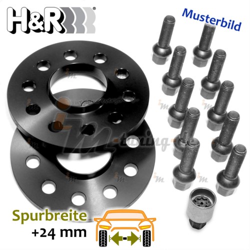 Spurplatten schwarz - h&r,