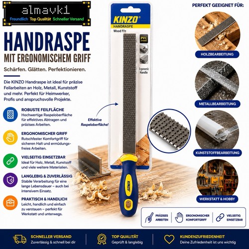 Kinzo holzraspel holzfeile - holzraspel,