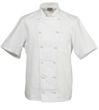 Standard Kochjacke weiß Kochkleidung Arbeitskleidung kurzarm Gastronomie Küche