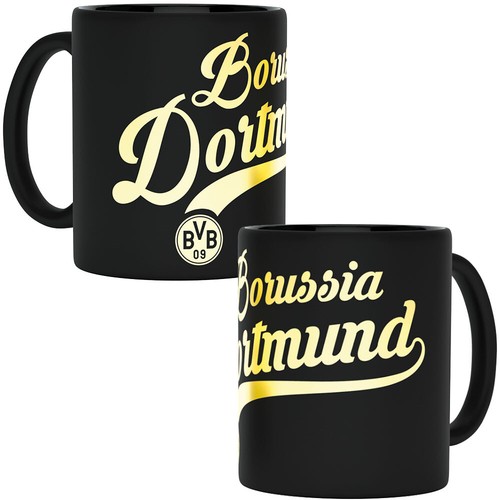 Bvb tasse metallic schriftzug - bvb,