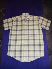 Herren Hemd kariert gelb grau Giani Feroti L neuwertig Freizeithemd Geschenk