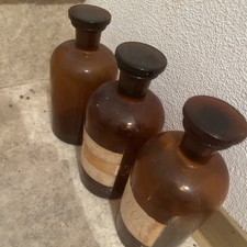 Apotheker Braunglasflasche Schliffstopfen