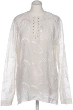 HUGO by Hugo Boss Bluse Damen Oberteil Hemd Hemdbluse Gr. M Cremeweiß #t09b5v3