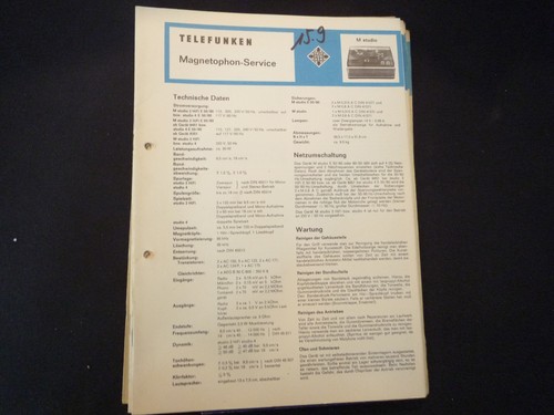 Original service manual - original,
