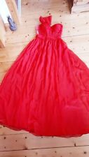 Elegantes Ballkleid/Partykleid Gr. 38 rot