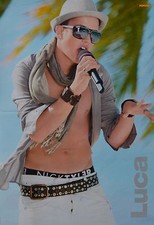 LUCA HÄNNI - A3 Poster (ca. 42 x 28 cm) - DSDS Clippings Fan Sammlung Haenni NEU