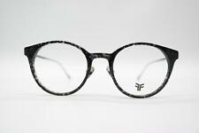 Funk Food Macaron Schwarz Transparent Silber Oval Brille Brillengestell Neu