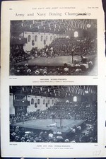 Alte Armee Marine Boxmeisterschaft Offiziere Mittelgewichte Dienstgradakte 1900 20.