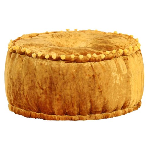 Pouf rund samt - rund,